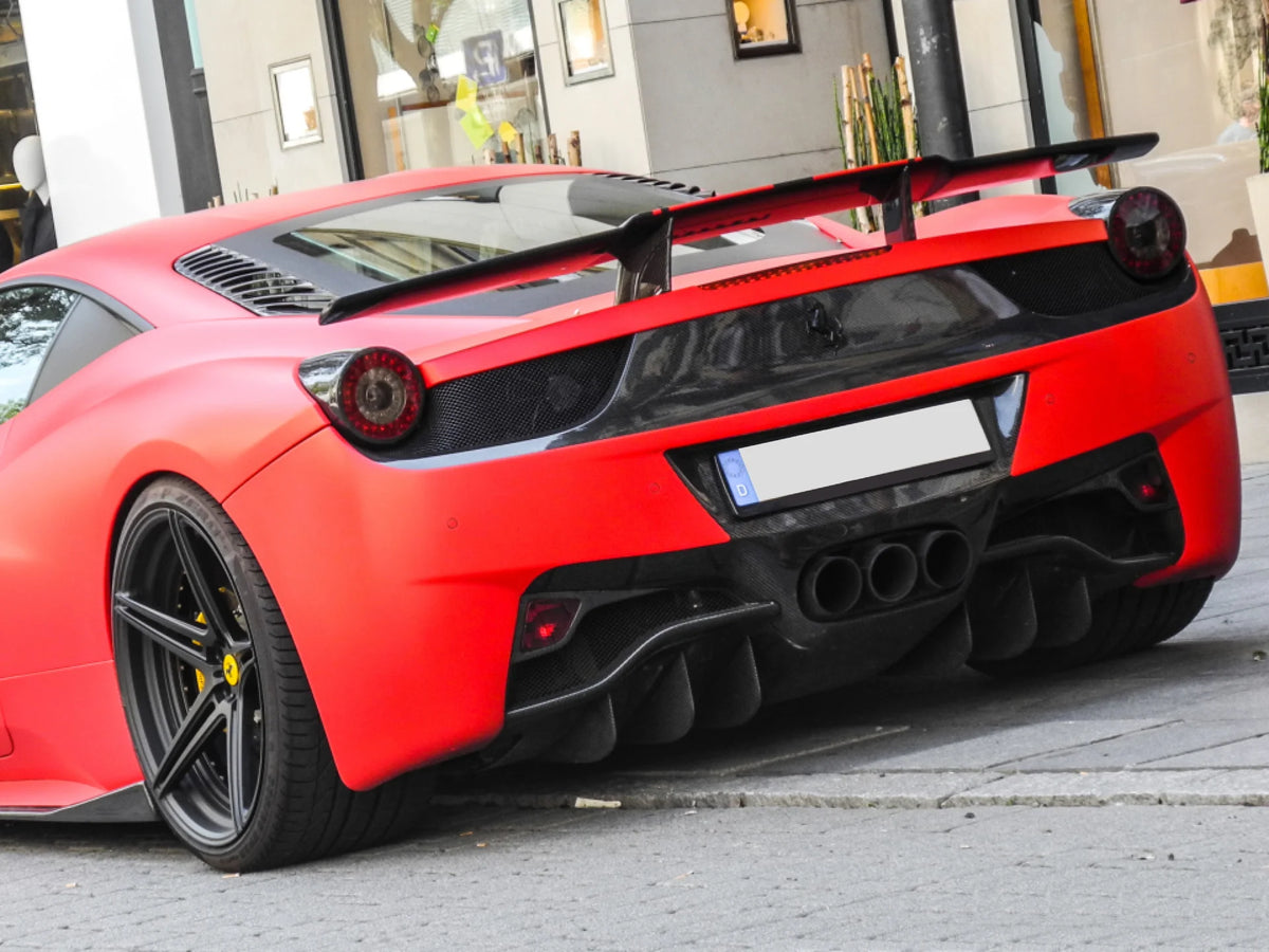 Velocity Exhausts Ferrari 458 Carbon Fiber Velocity Aero Rear Wing V1