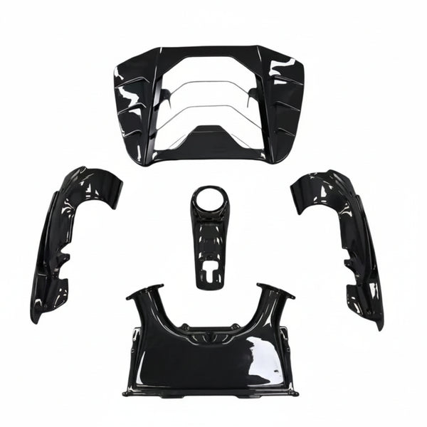 Ferrari 488 Dry Carbon Fiber Engine Bay Cover Kit