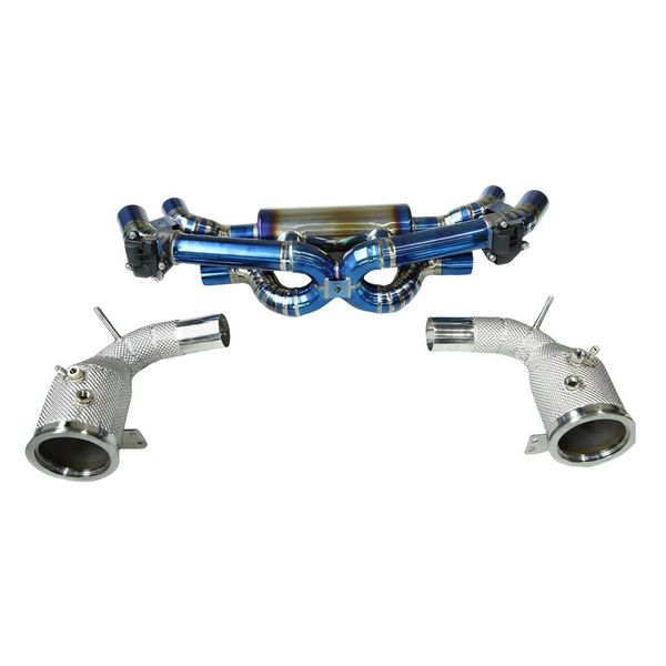 Porsche 992 Turbo S Titanium Valved catback Exhaust System