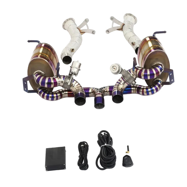 Ferrari 458 italia Titanium Valved Catback Exhaust System