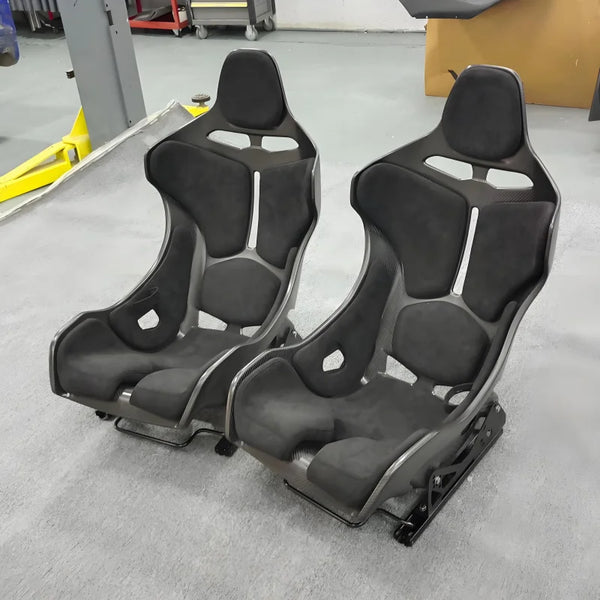 Velocity Carbon Fiber Senna Style Customizable Bucket Seat