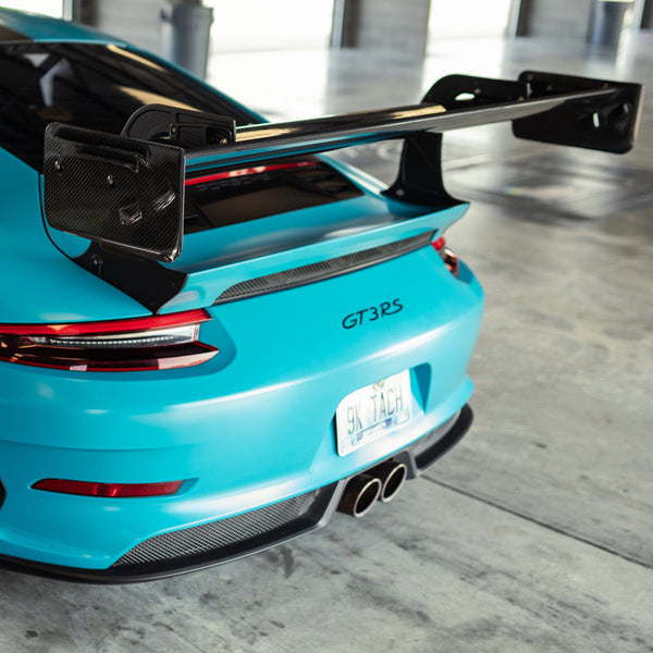 Porsche 991 GT3 / GT3RS Carbon Fiber Velocity Aero Rear MDF Wing V1