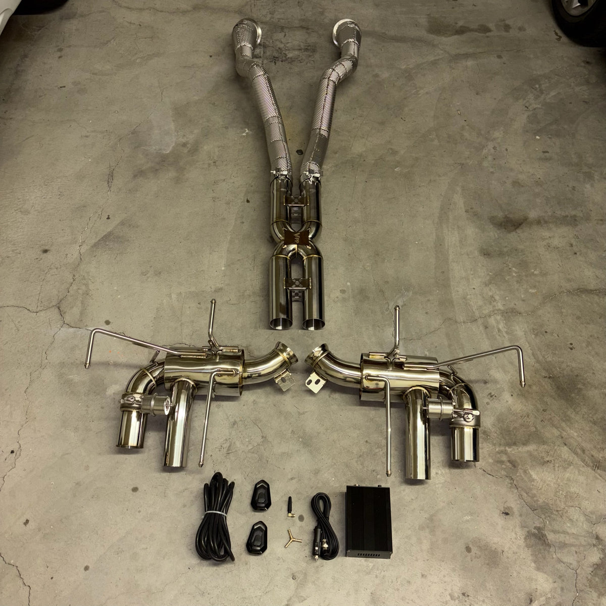 Ferrari 812 Valved X Pipe Race Exhaust System