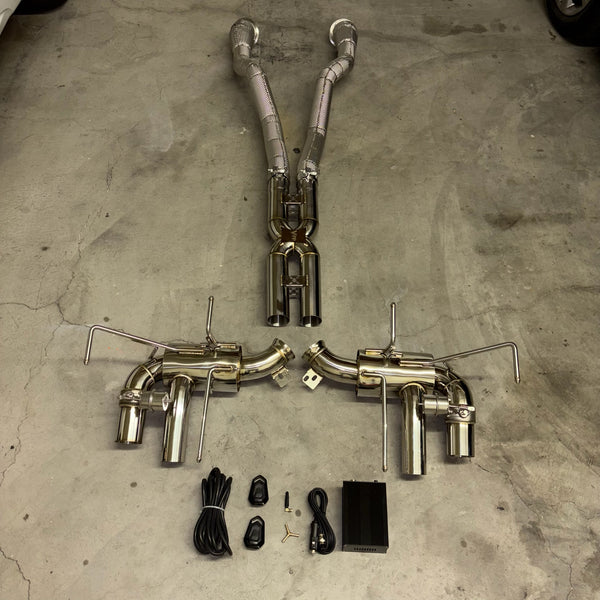 Ferrari 812 Valved X Pipe Race Exhaust System