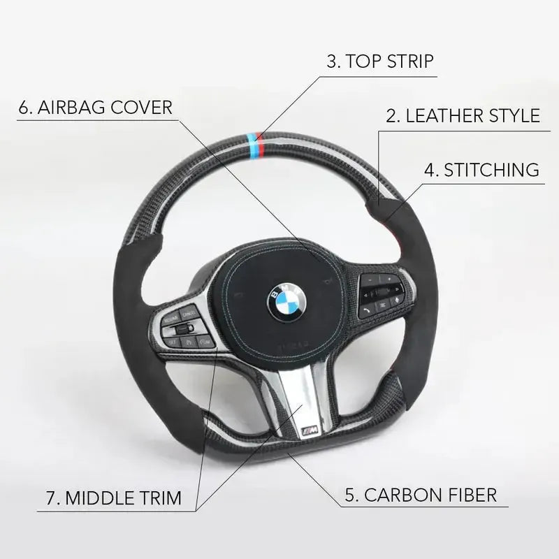 Velocity Exhausts BMW G Chassis Full Custom Steering Wheel