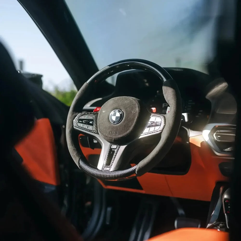 Velocity Exhausts BMW G Chassis Full Custom Steering Wheel