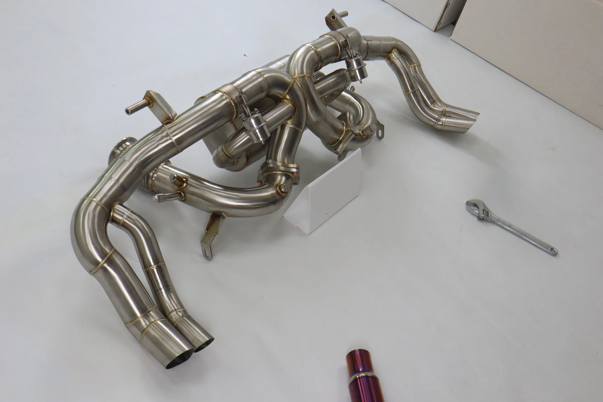 Audi R8 Valved X Pipe Catback Exhaust System