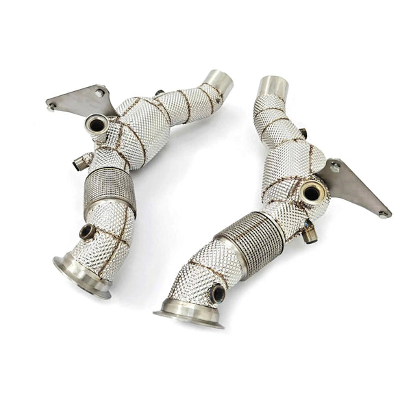Velocity Exhausts Ferrari 488 / F8 / Pista High Flow Downpipes