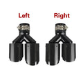 Carbon Fiber Quad Exhaust Tips