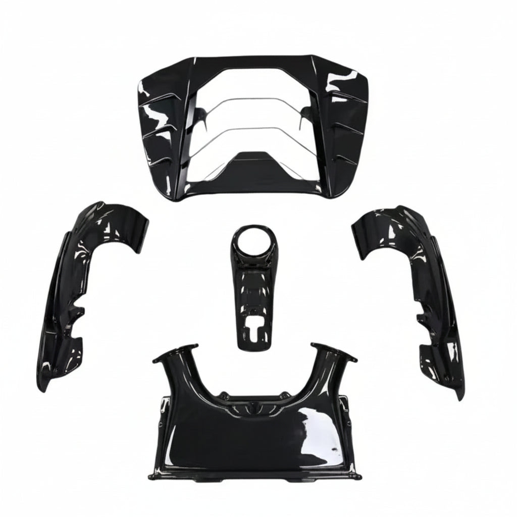 Ferrari 488 Dry Carbon Fiber Engine Bay Cover Kit