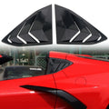 Corvette C8 Carbon Fiber Side Window Louvers