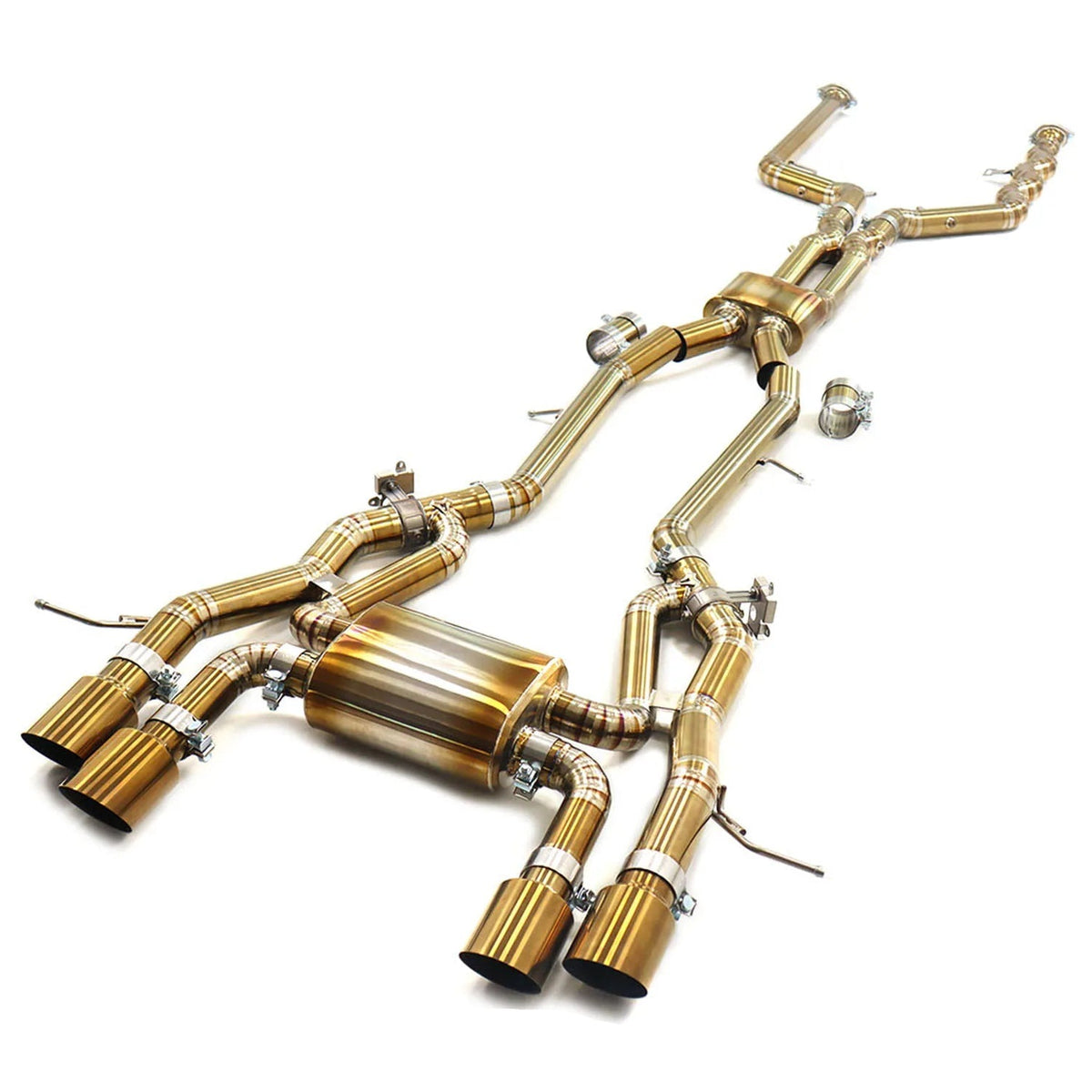 BMW G80 M3 / G82 M4 Titanium Valved Equal Length X Pipe Exhaust System