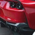 Ferrari 812 Carbon Fiber OEM Style Diffuser Exhaust Outlet Trim