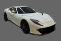 Ferrari 812 Carbon Fiber N Style  Front Splitter