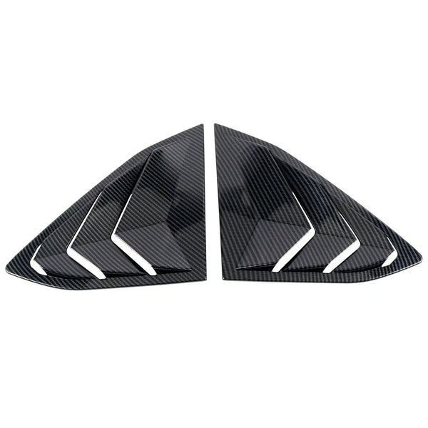 Corvette C8 Carbon Fiber Side Window Louvers