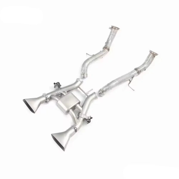 Mclaren MP4-12C / 650S Valved Axle Back Performance Exhaust System