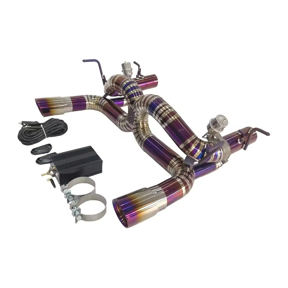 Velocity Exhausts Ferrari F8 Titanium Valved X Pipe Catback Exhaust System
