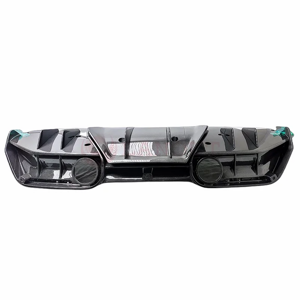 FERRARI F8 Dry Carbon Fiber PT Style Rear Diffuser