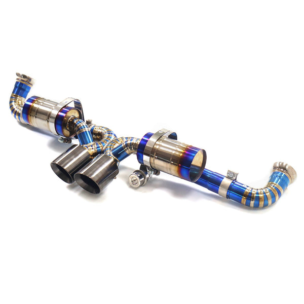 Velocity Exhausts Porsche 991 GT3 Titanium Valved f1 Exhaust System
