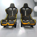 Velocity Carbon Fiber Senna Style Customizable Bucket Seat