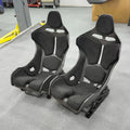 Velocity Carbon Fiber Senna Style Customizable Bucket Seat