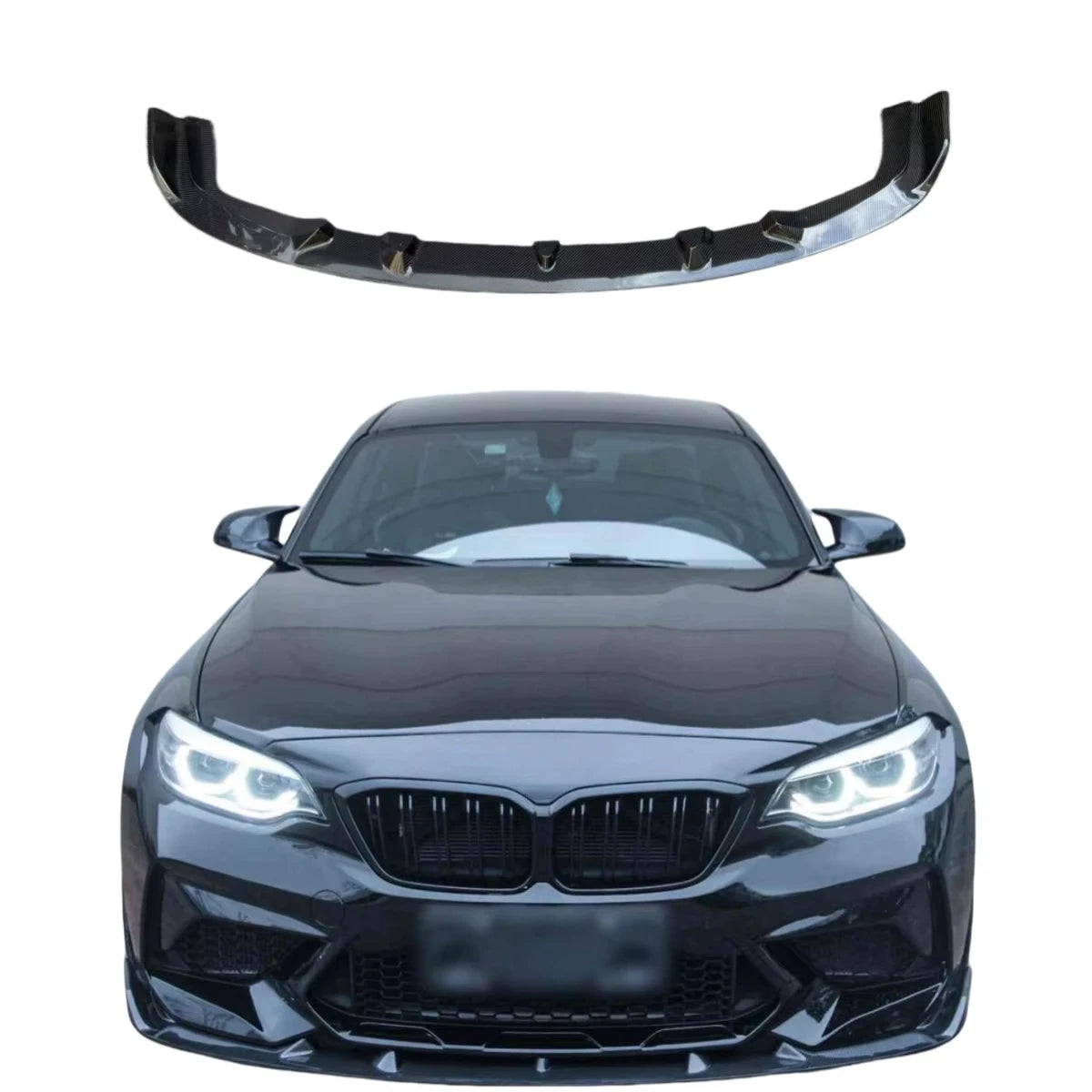 BMW F87 M2 Carbon Fiber 3D Style Front Splitter