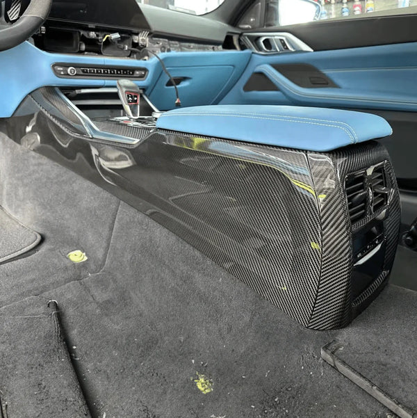 BMW G80/G82 Carbon Fiber Full Center Console Cover