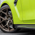 BMW G80 M3 / G82 M4 Dry Carbon Fiber Front Wheel Well Splash Guard Trim