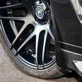 BMW G80 M3 / G82 M4 Dry Carbon Fiber Front Wheel Well Splash Guard Trim