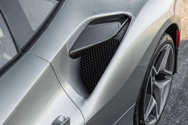 Velocity Exhausts Ferrari F8 Carbon Fiber Side Air Intake Fins
