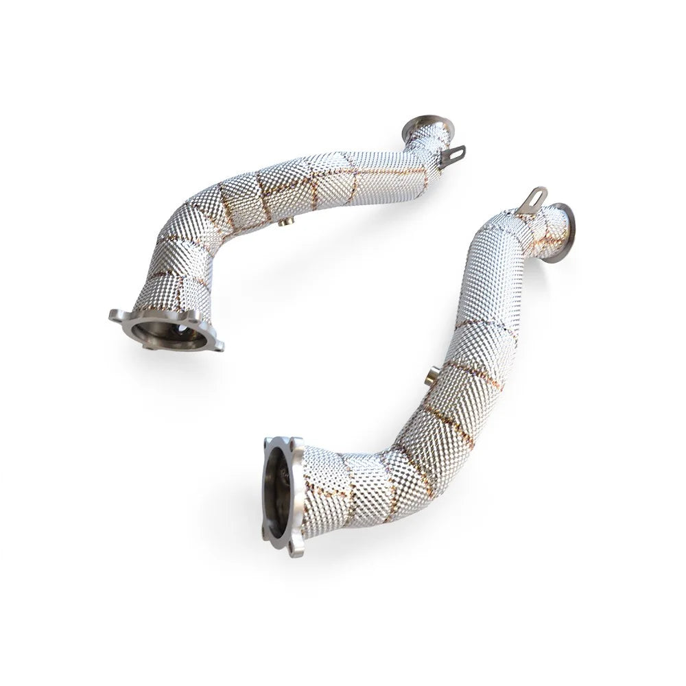 velocity exhausts MCLAREN 720S High Flow Race Downpipes (4.0L) 6